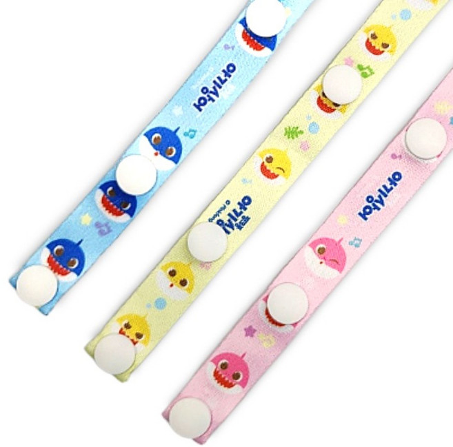 핑크퐁 아기상어 마스크줄 3종 세트