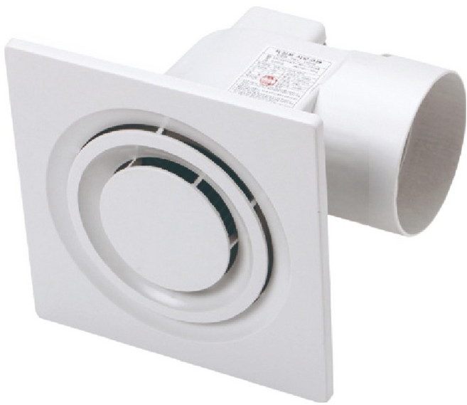 도리도리(DORIDORI) 동우 욕실용 슬림형 환풍기 천장형 85mm, 1개, 화이트