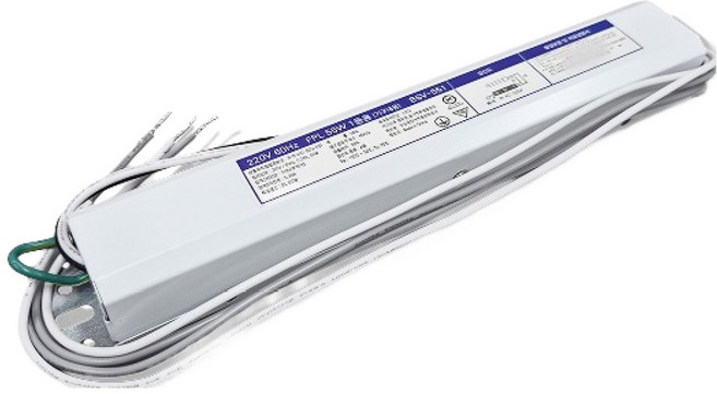 KDT 전자식 형광등 안정기 FPL 55W 1등용 컨버터 안전기, 1개