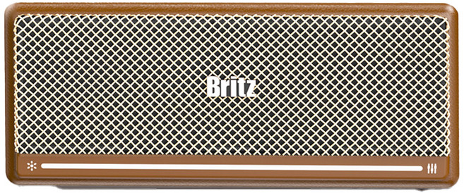 브리츠 플러스 블루투스 스피커, BZ-GBUTTON, 브라운