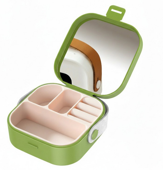 조인메이드 다용도 악세서리 보석 보관 수납함 실리콘 거울형