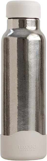 TiKOBO 鈦工坊 1代經典袋鼠純鈦保溫瓶, 山岩灰, 1個, 700ml
