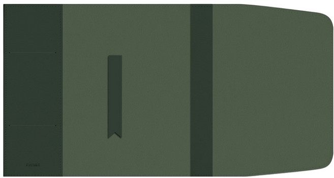 소이믹스 러브썸 가죽 멀티 북커버 S+ 북마크 세트, 딥그린, 1세트