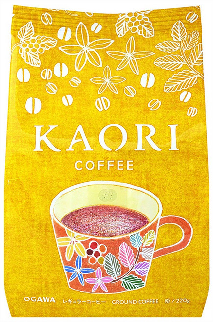 OGAWA 小川珈琲 KAORI咖啡粉, 220g, 1入, 12個