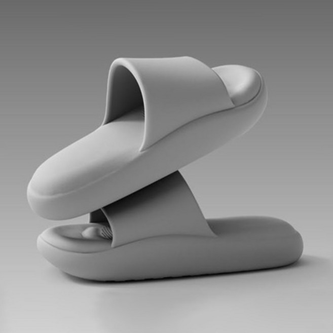 HIGHER DECO 舒適足弓支撐緩震室內拖鞋, 灰色, 1個