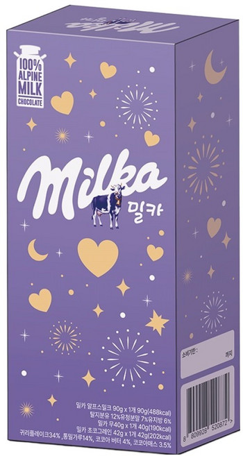 밀카 러블리 패키지, 172g, 1개