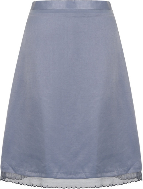 에이비에프지 여성용 새틴 레이스 배색 스커트 AFY1QS39