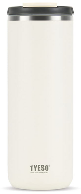 TYESO 泰碩 304不鏽鋼便攜翻蓋保溫杯, 雪峰白, 1個, 750ml