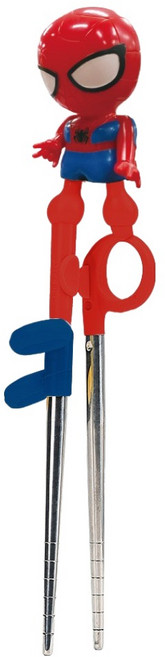 LiLFANT Neomotion 不鏽鋼學習筷 第1階段 蜘蛛人, 混合色, 1個