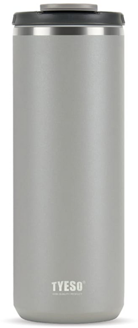 TYESO 泰碩 304不鏽鋼便攜翻蓋保溫杯, 高級灰, 1個, 750ml