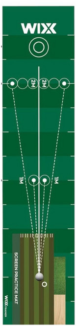 WIXX 집에서 하는 스크린 골프 연습 프로 스크린 퍼팅매트, 그린, 1개