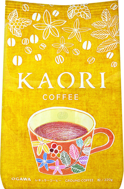 OGAWA 小川珈琲 KAORI咖啡粉, 220g, 1入, 1個