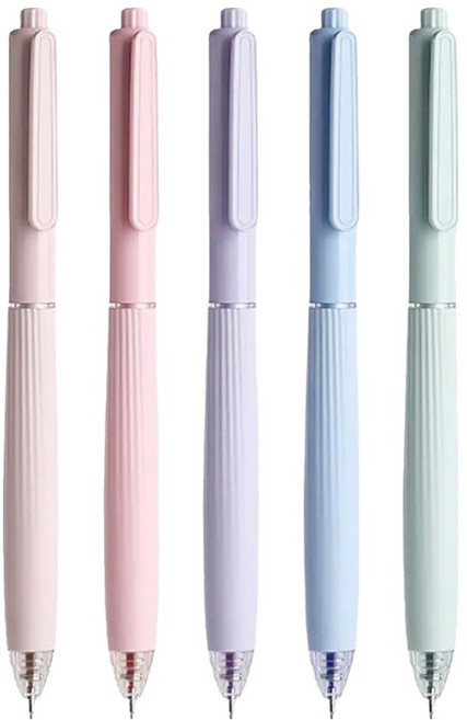 모던앳 노크식 파스텔 컬러 젤펜 0.5mm 5종 세트, 모란디, 1세트