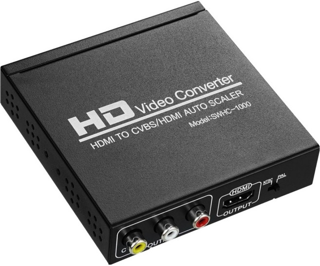 Coms RCA 3線 CVBS AV 4K60Hz HDMI 類比轉換器, OU856, 1個