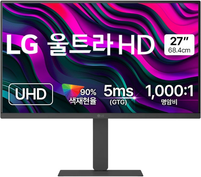 LG전자 4K UHD 울트라HD 모니터, 68.4cm, 27U730A