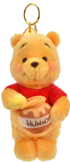 디즈니스토어 곰돌이푸 HONEYDAY 푸 플러시 키링, 혼합색상, 1개, 18cm