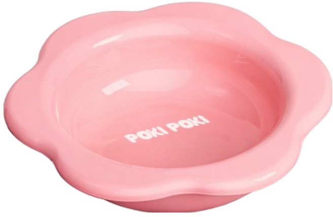 퍼키퍼키 반려동물 밥그릇, 핑크, 1개