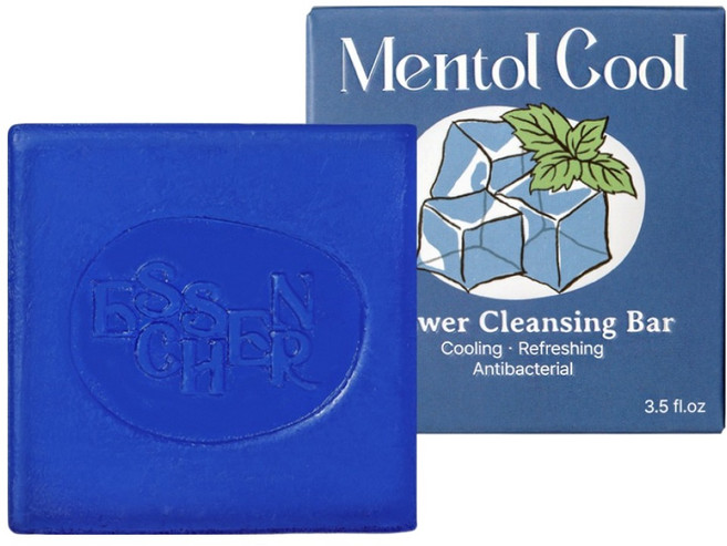 에센시에르 멘톨 쿨 샤워 클렌징 비누, 100g, 1개입
