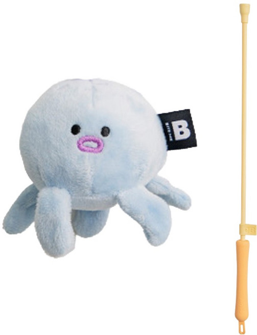 바잇미 캐치미 터그 낚시대 장난감 FREE, 해파리, 1개