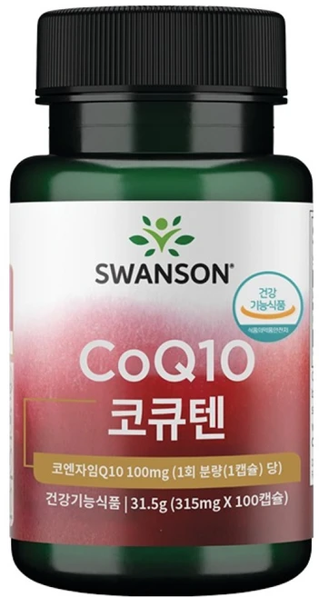 스완슨 코큐텐 100mg, 100정, 1개 - 쿠팡
