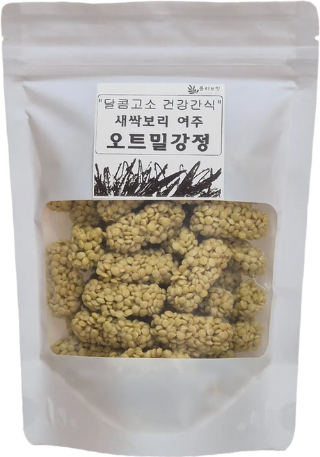 올리브잇 달콤고소 새싹보리 여주 오트밀 강정, 150g, 1개