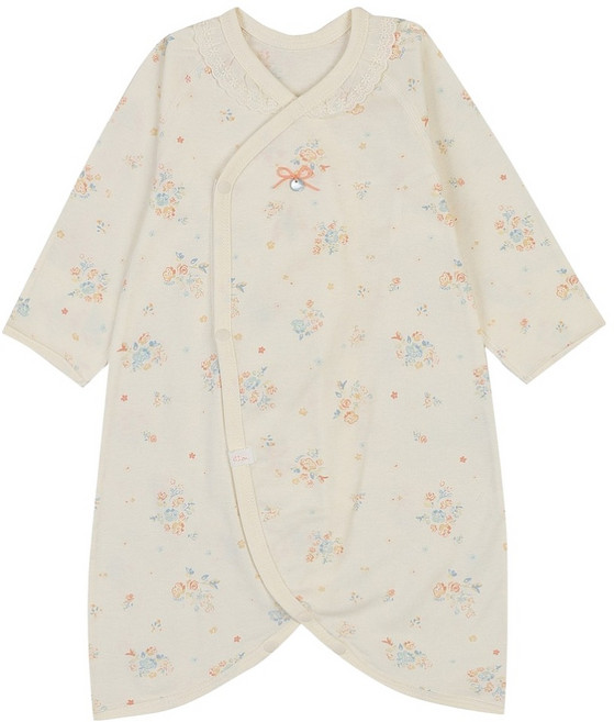 에뜨와 신생아용 선물용 스위니 면 배냇가운