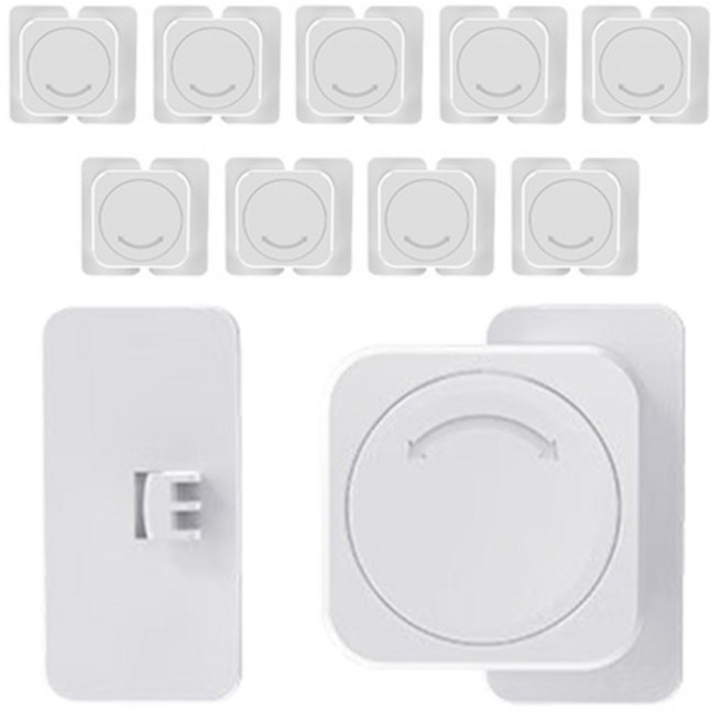 GUNU 고급형 서랍 안전 잠금장치, 화이트, 10개