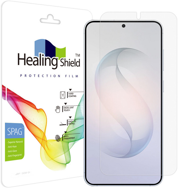 힐링쉴드 슈페리어 저반사 휴대폰 액정보호필름 세트, 1세트