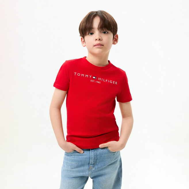 Tommy Hilfiger 兒童/男性經典Logo短袖棉質T恤