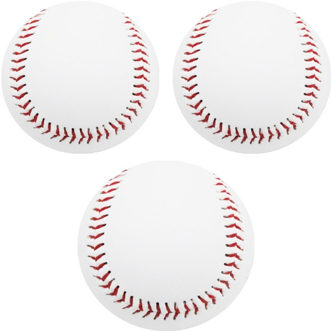 아가플러스 소프트 야구공, 혼합색상, 3개