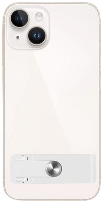 케이스틱 360도 회전거치 초슬림 부착형 휴대폰 거치대, 화이트, 1개