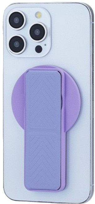 케이스틱 맥세이프 거치대 겸용 핑거 스트랩, 퍼플, 1개