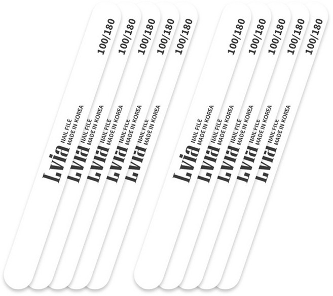 엘비아 우드파일 100/180, 화이트, 10개