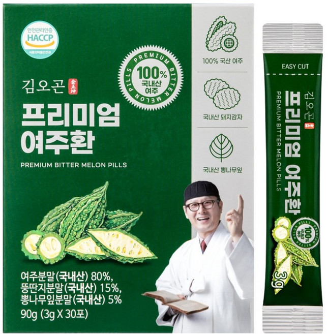 김오곤 프리미엄 여주환, 90g, 1개