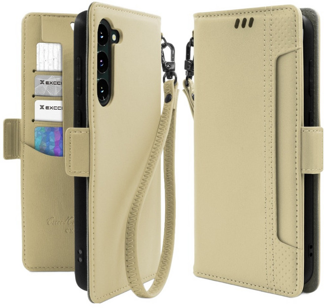 엑씨 마일드S 스트랩 카드수납 분실방지 가죽 지갑 다이어리 휴대폰 케이스