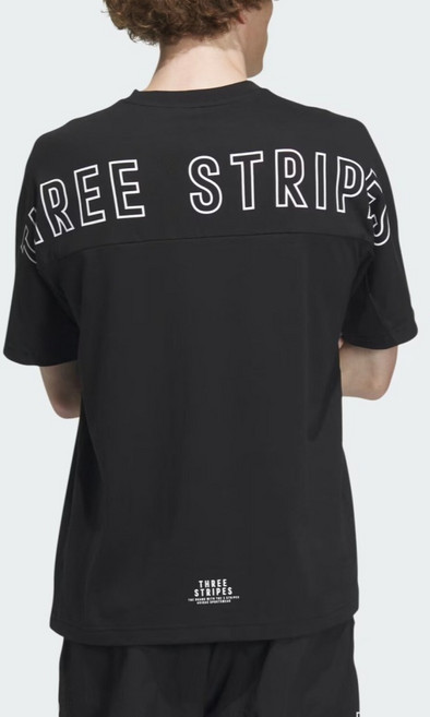 adidas 愛迪達 男款 Wording 寬鬆版重磅單面針織短袖T恤 IM8770