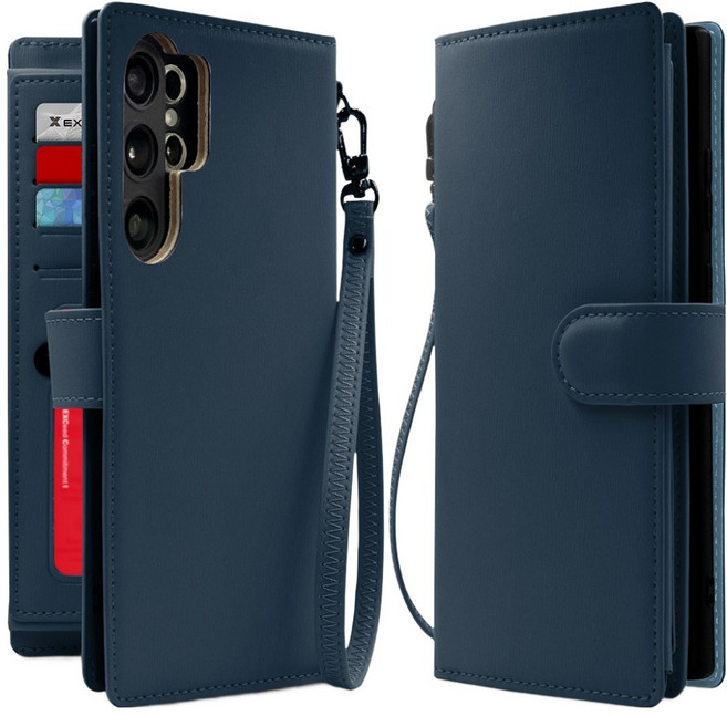 엑씨 모넬로S 스트랩 카드수납 지갑 가죽 다이어리 휴대폰 케이스