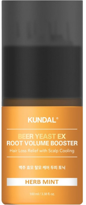 쿤달 맥주효모 탈모케어 뿌리볼륨 부스터 허브민트향, 100ml, 1개
