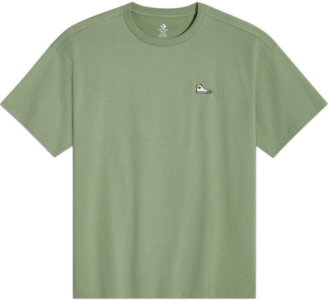 컨버스 남녀공용 스니커 패치 면 티셔츠 10027239