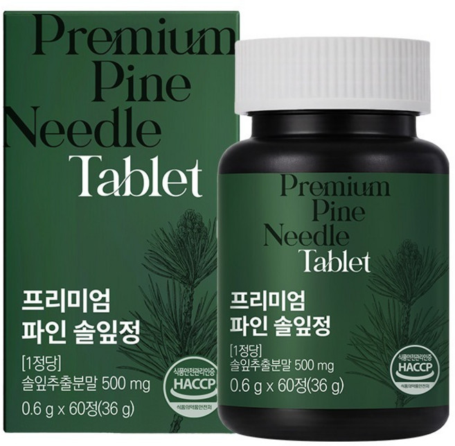 이롭핏 프리미엄 파인 솔잎정 36g, 1개, 60정