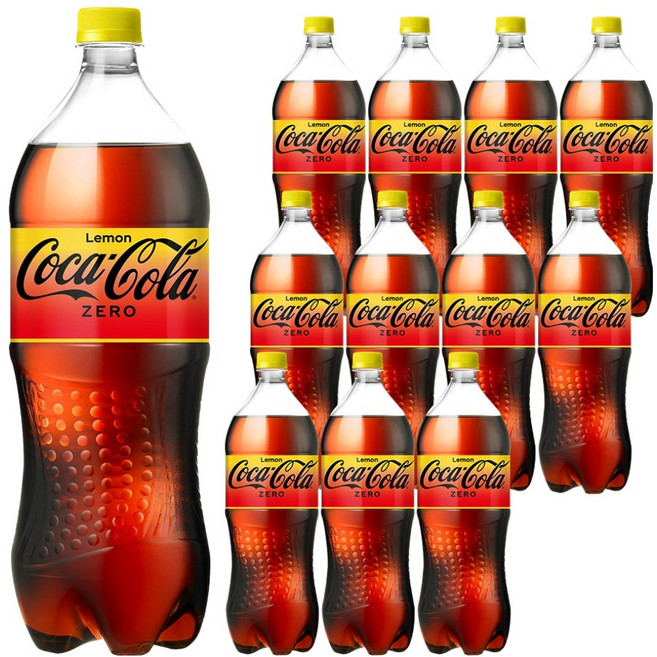 코카콜라 제로 레몬, 1.5L, 12개