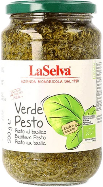 LASELVA 有機羅勒青醬, 1個, 500g