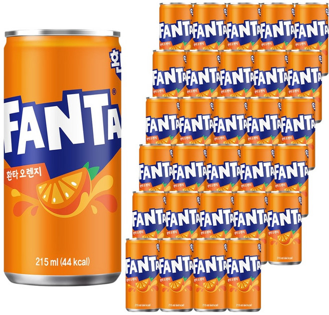 환타 오렌지, 215ml, 30개