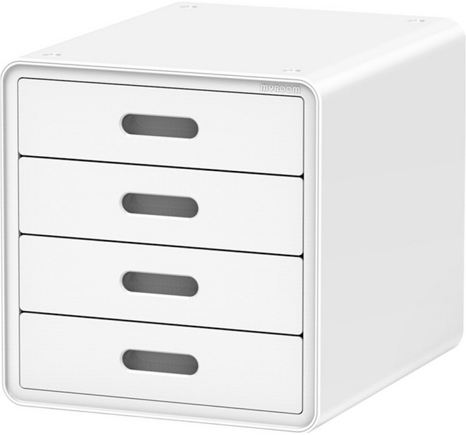 리템 마이룸 디럭스 캐비넷, 화이트, 4단