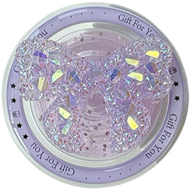 케이스틱 글리터 리본 맥세이프 스마트톡, 퍼플, 1개