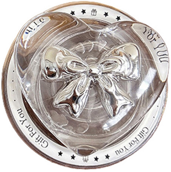 케이스틱 투명하트 리본 맥세이프 스마트톡, TYPE 04, 1개