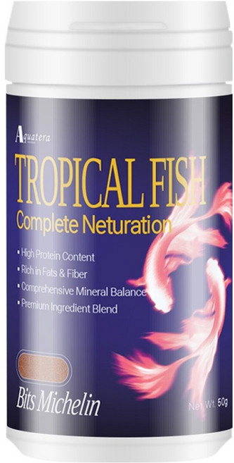 아쿠아테라 컴플리트 뉴트리션 미슐랭 구피 테트라 소형열대어 비트, 1개, 100ml