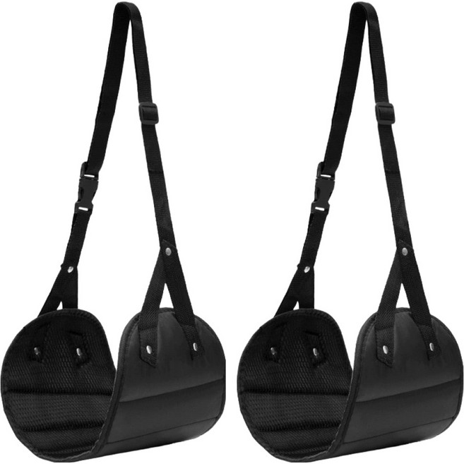 달콤무드 데스크 기내용 발해먹, 블랙, 2개