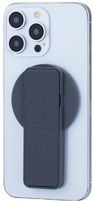 케이스틱 맥세이프 거치대 겸용 핑거 스트랩, 그레이, 1개