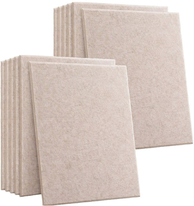 온예리 간편부착 두꺼운 방음판 30 x 30 cm, 베이지, 12개
